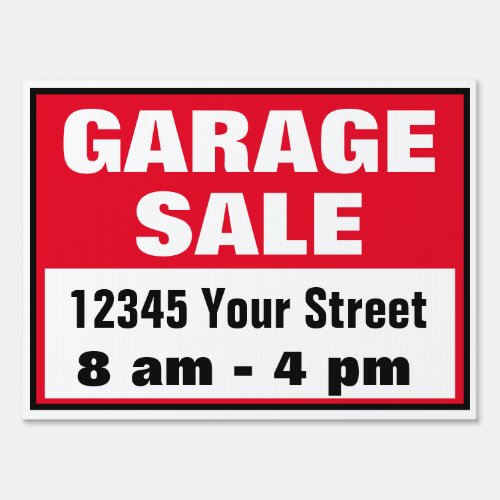 Garage Sale Sign