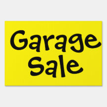 Garage Sale Sign