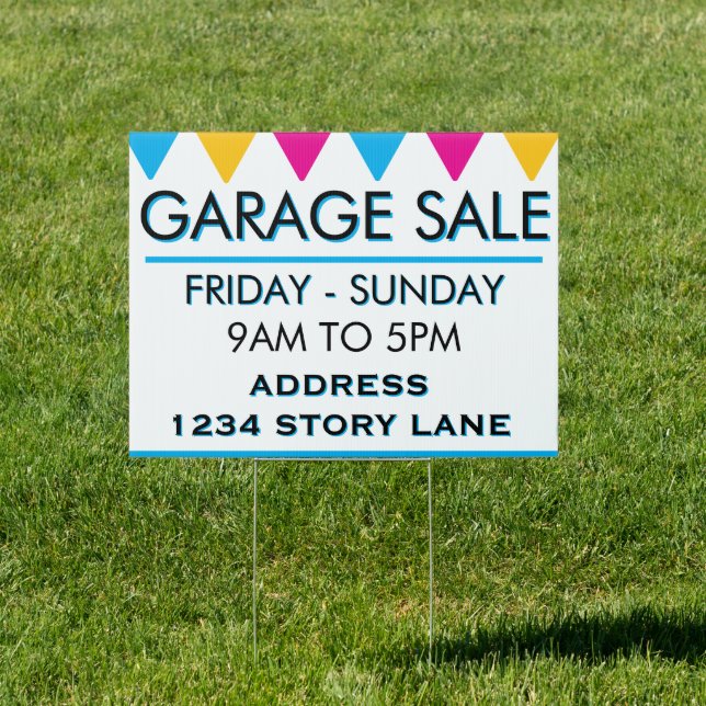 GARAGE SALE SIGN (Insitu)