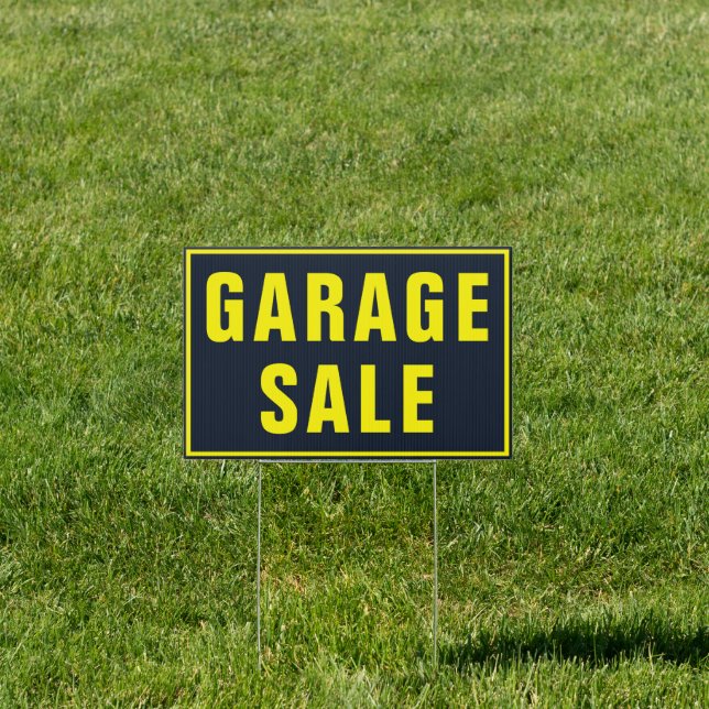Garage sale sign (Insitu)
