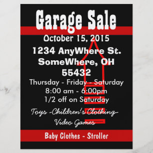 Printable Baby Clothes Yard Sale Sign