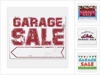 Garage Sale Signs with Stakes