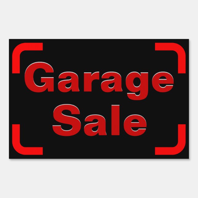 Garage Sale, Small Yard Sign (Front)
