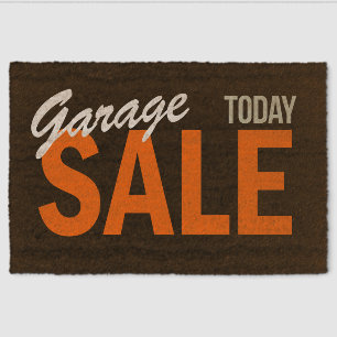 Garage Sale Today Fiber Doormat