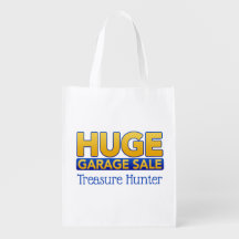 Garage Sale Treasure Hunter Reusable Grocery Bag