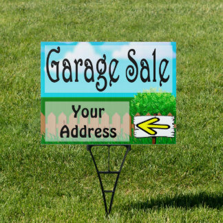 Garage Sale yard sign
