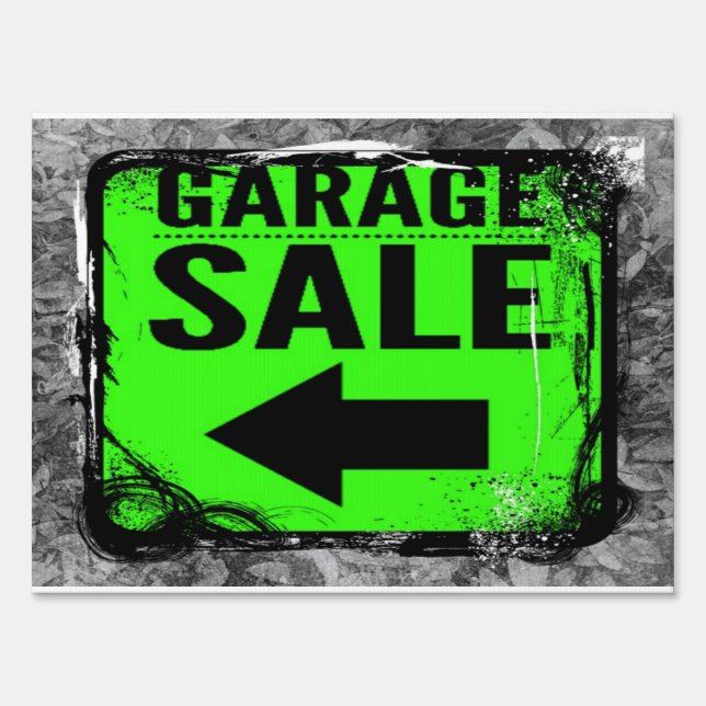 Garage Sale Yard Sign (Front)