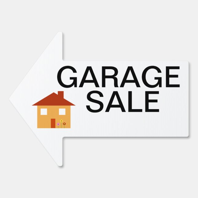 Garage Sale Yard Sign (Front)