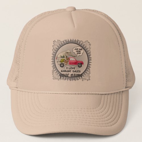 Garage Sales custom name  Trucker Hat