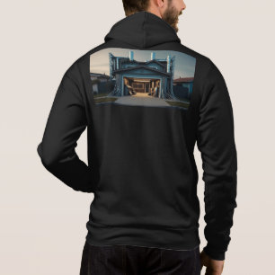 Garage Tech Upgrade men black Bella hoodie back