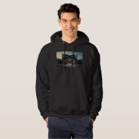 Garage Tech Upgrade men black hooded sweatshirt