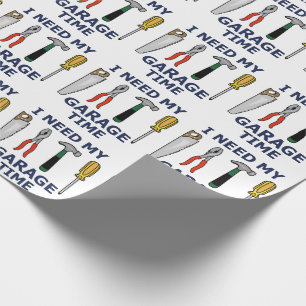 Garage Time Wrapping Paper