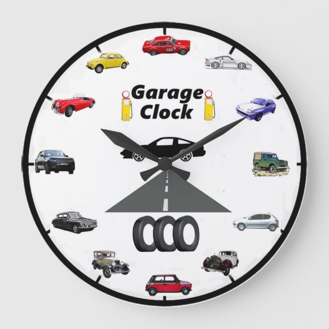 Garage Wall Clock (Front)