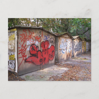 Garages Berlin Prenzlauer Berg Postcard