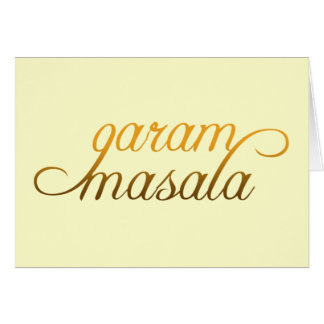 Garam Masala Cards