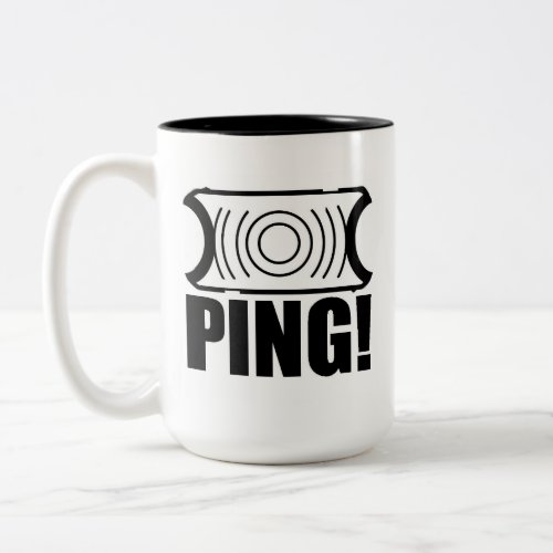 Garand en bloc Ping mug dark image