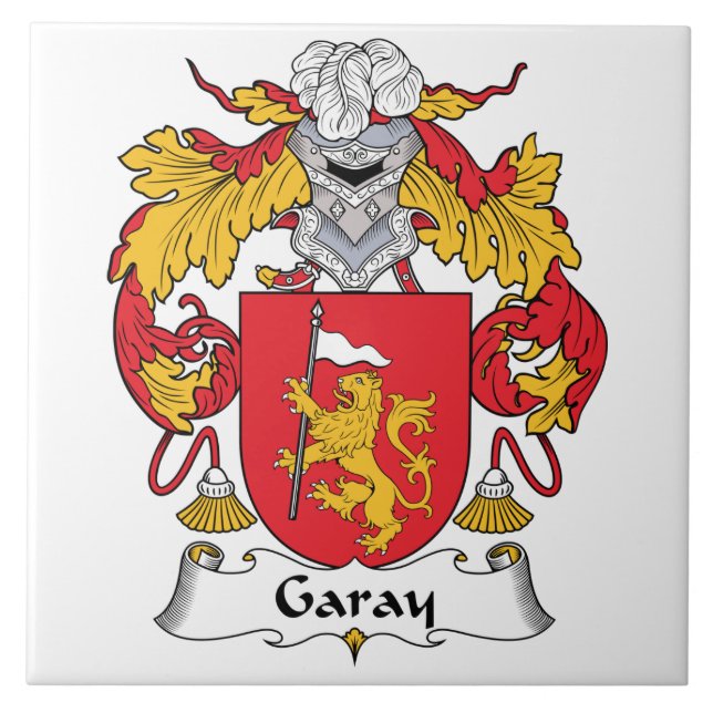 Garay Family Crest Tile (Front)