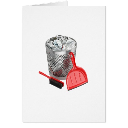 Garbage Bin And Dustpan Cards (Front)