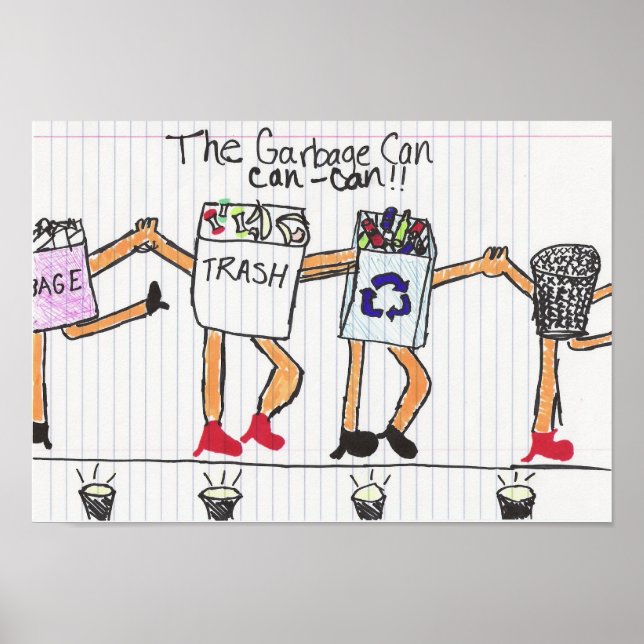 Garbage Can Can-Can Poster (Front)