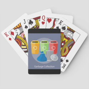 Garbage Collection Waste Management Recycling Poker Cards