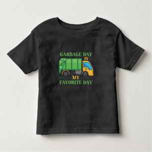 Garbage Day Kids Garbage Truck Trash Recycling Toddler T-shirt