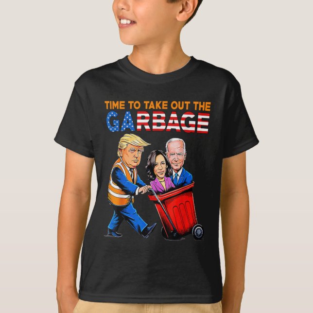 Garbage For Trump 2024 Shirt Time To Take Out (Front)