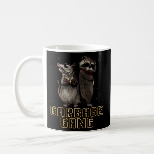 Garbage Gang Possum Animals Opossum Raccoon Coffee Mug