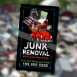 Garbage Hauling Junk Removal Cute Red Pickup Business Card at Zazzle