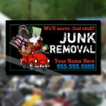 Garbage Hauling Junk Removal Red Vintage Pickup Business Card at Zazzle
