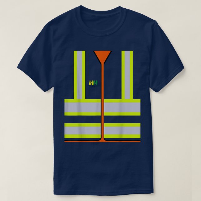 Garbage Man Costume City Trash Truck Driver Kids T T-Shirt (Design Front)