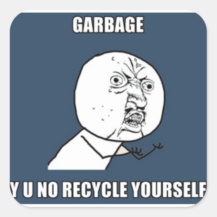 Garbage Meme Sticker