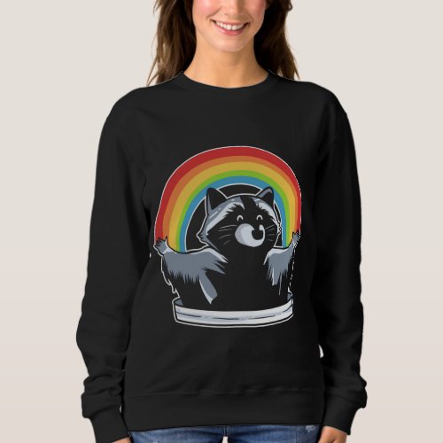 Garbage Raccoon Bisexual Sweatshirt