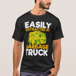 Garbage Smiling Truck Boy Best Recycling Day Dustc T-Shirt