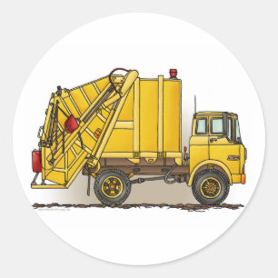 Garbage Truck 2 Construction Sticker