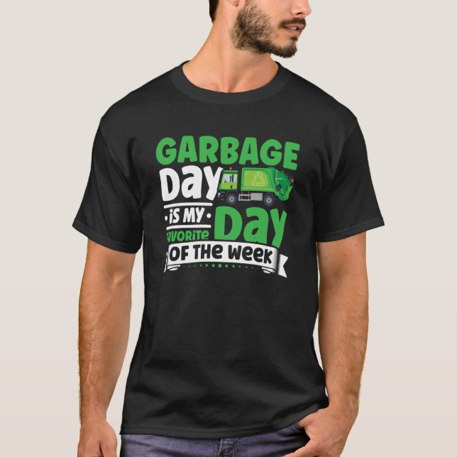 Garbage Truck Apparel Recyling for Toddler Boys  1 T-Shirt (Front)