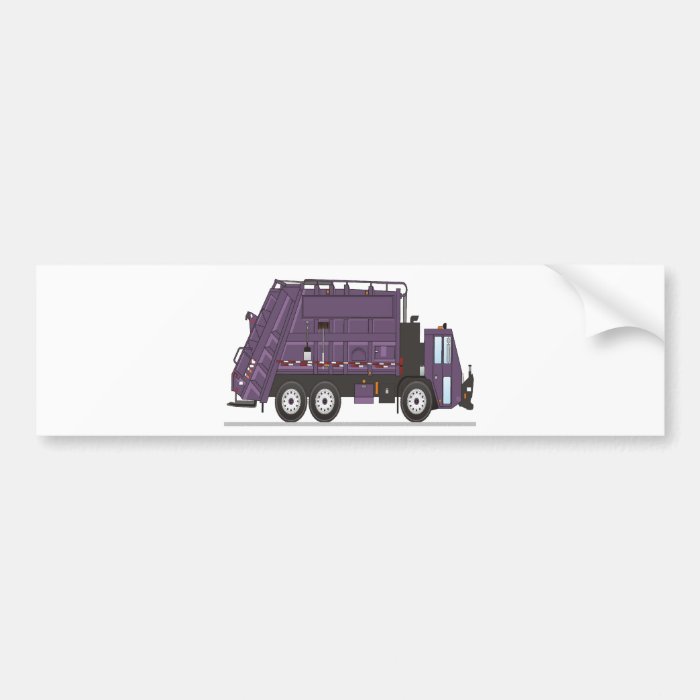 Garbage Truck Bumper Stickers