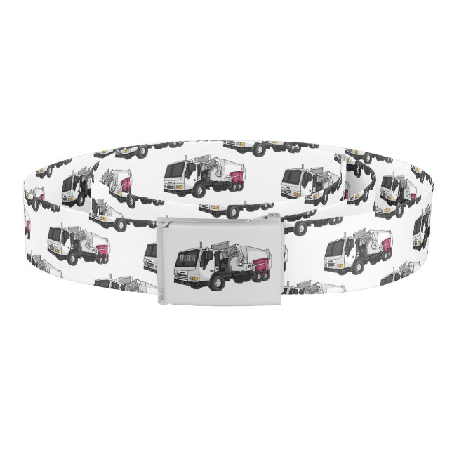 Garbage truck cartoon illustration belt (Coil)