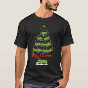 Garbage truck Christmas Tree Lights  Garbage truck T-Shirt