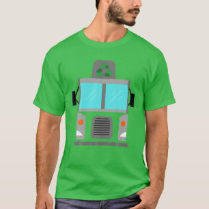 Garbage Truck Driver Halloween Costume Toddler Boy T-Shirt