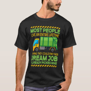 Garbage Truck For Kids Boys Girls Adult Trash T-Shirt