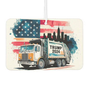 Garbage Truck For Trump Air Freshener