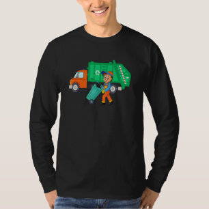 Garbage Truck Garbage Man Boys T-Shirt