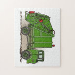 Garbage Truck Green Jigsaw Puzzle at Zazzle