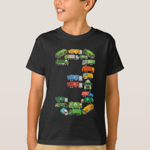 Garbage Truck Kids Boys 3 Year Old Recycling Trash T-Shirt