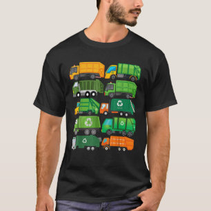 Garbage Truck Recycling Day Trash Waste Separation T-Shirt