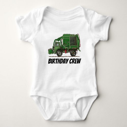 Garbage Truck T_Shirt Baby Bodysuit