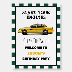Garbage Truck Trash Boys Birthday Foam Board