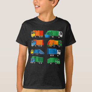 Garbage Truck Trash Waste Separation Costume Kids  T-Shirt