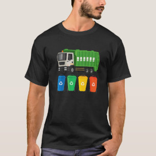Garbage Truck  Truck Trash Recycling  Waste Manage T-Shirt