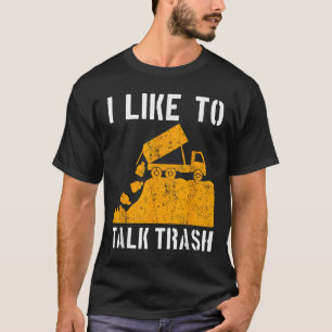 Garbage Truck Waste Recycle Trash Collector Earth T-Shirt
